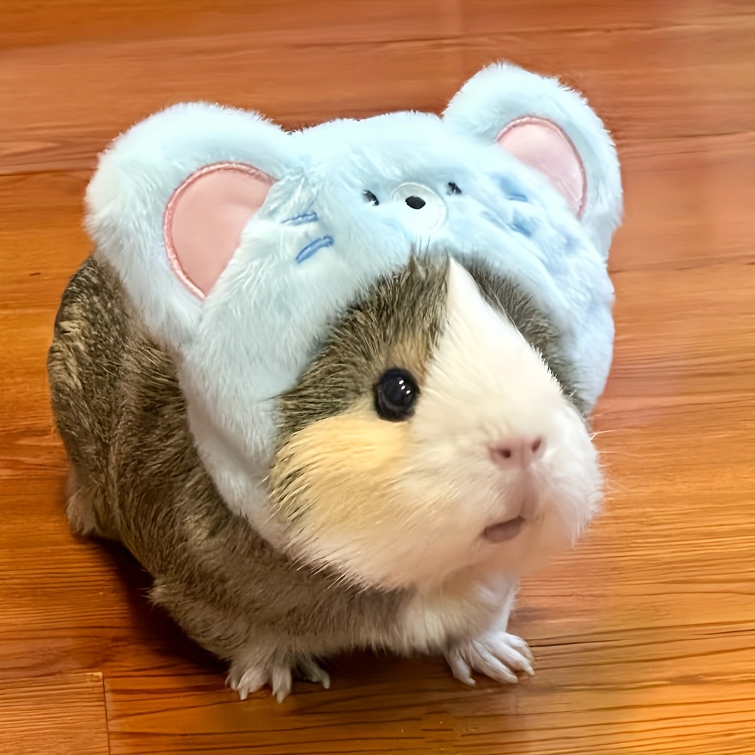 1pc, Cartoon Headgear, Suitable for Guinea Pigs, Dutch Pigs, Small Rabbits, Small Pets, Choose According to Size, Winter Warm, Cute for Photos