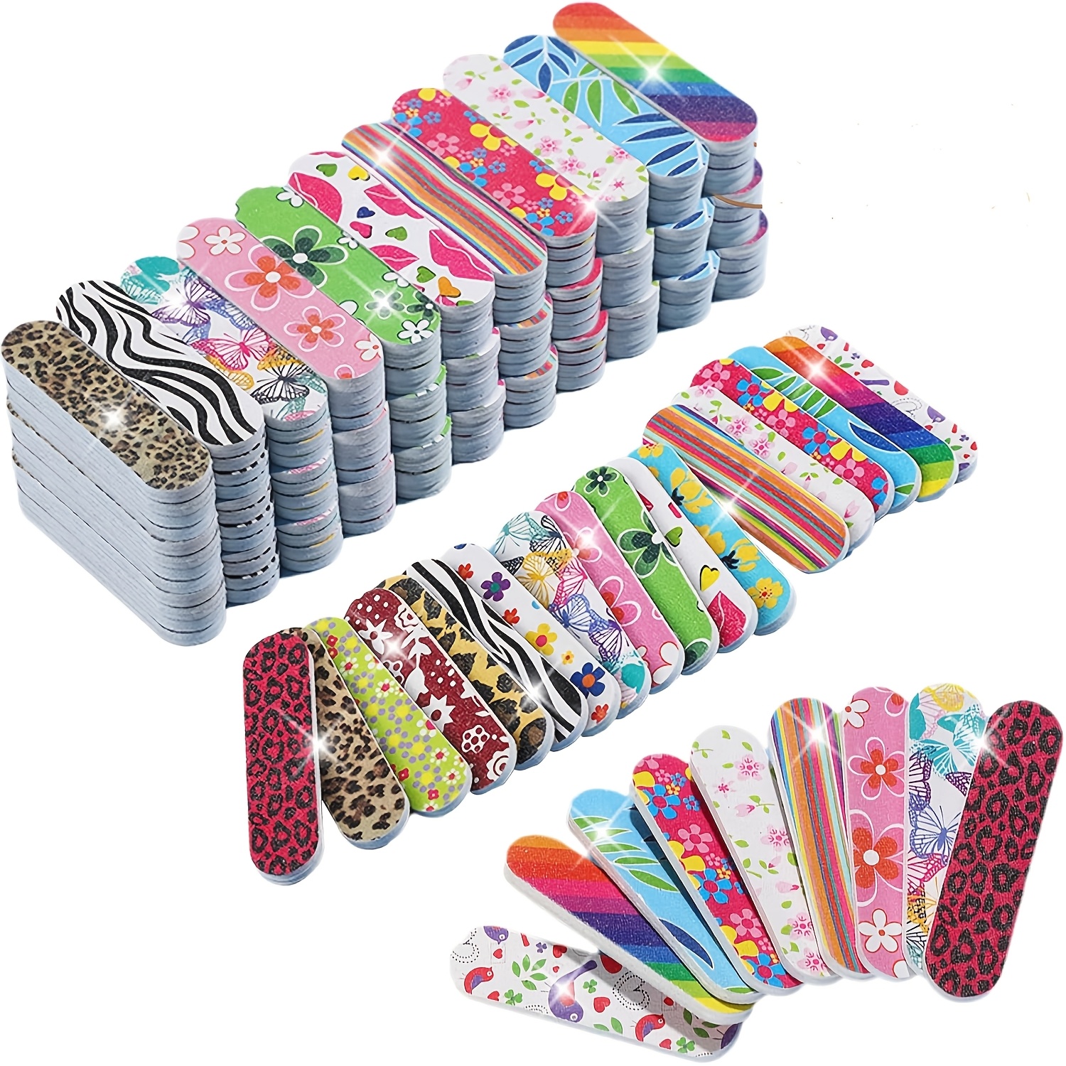 

1/5/10/20/50pcs Nail Polishing Files, Sanding Strip Rubbing Strip, Polishing Strip Nail Files, Manicure Pedicure Tool