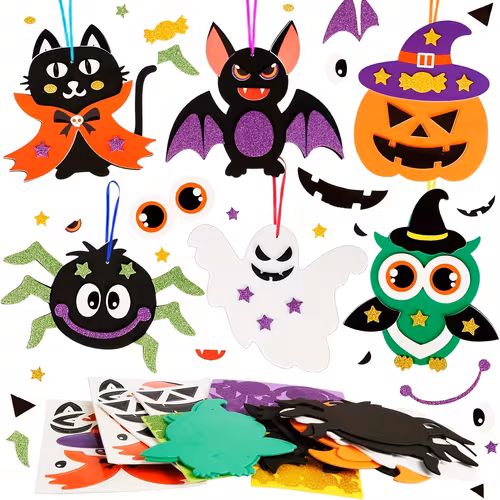 Craft Kit 12 Pack DIY Foam Stickers Kids