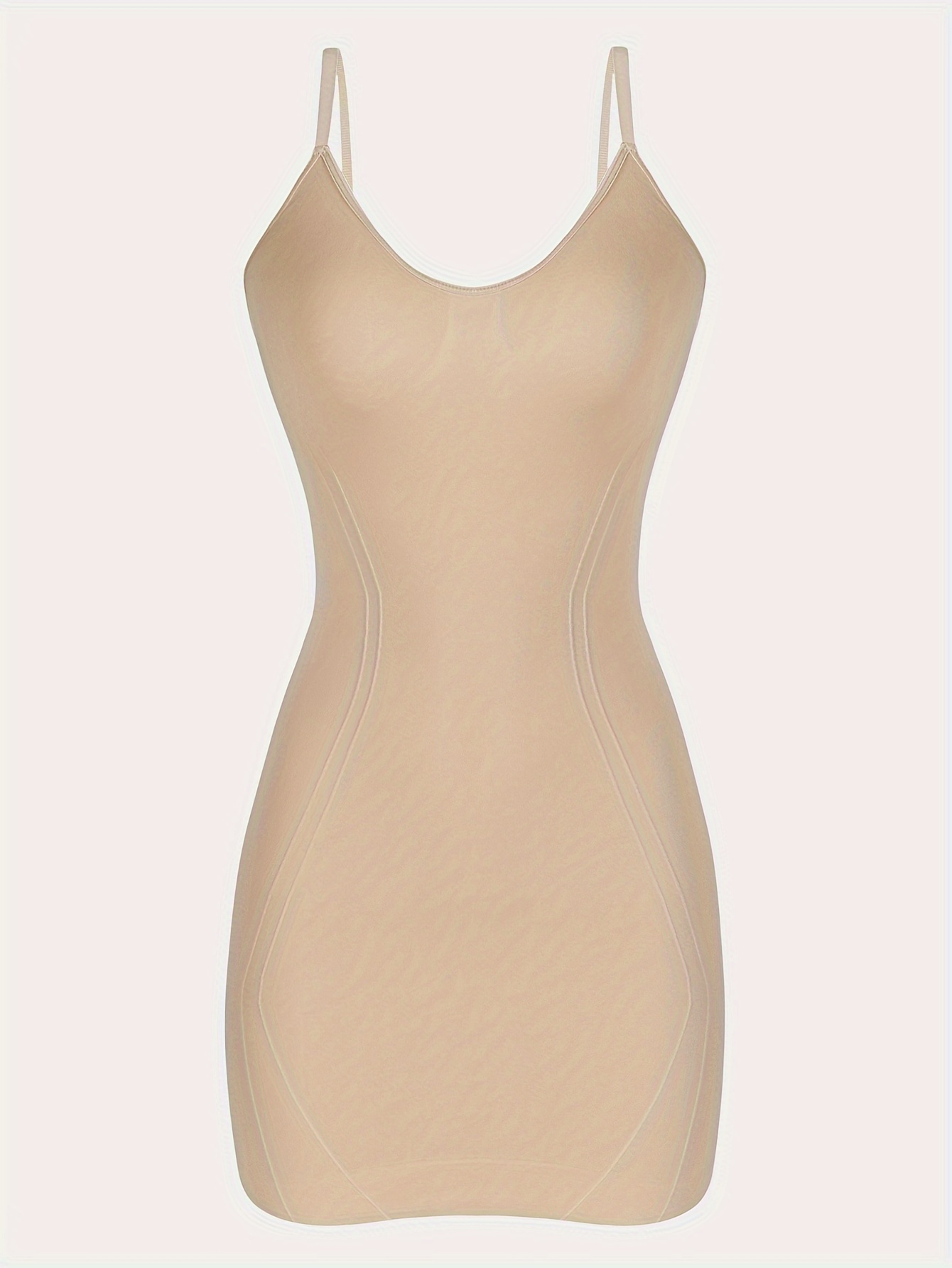 Seamless Shaping Strapless Dress Tummy Control Slimming Body - Temu