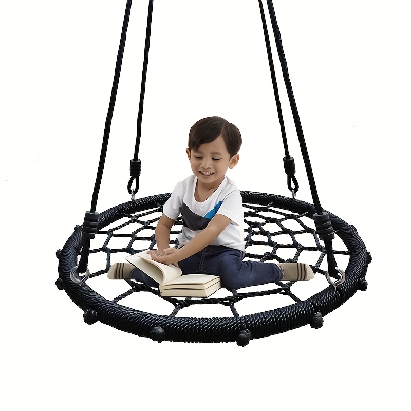1pc 80cm spider web outdoor saucer net swing for adults 900d