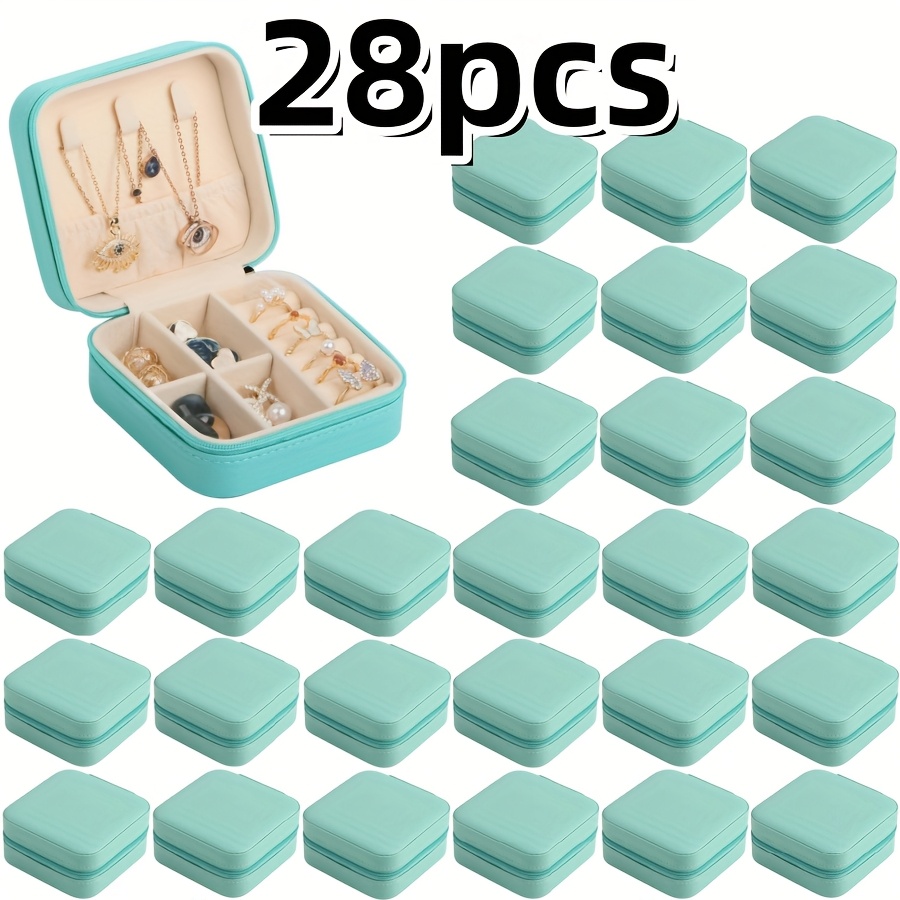 Custom 28pcs Compact Jewelry Box for Bridal Parties