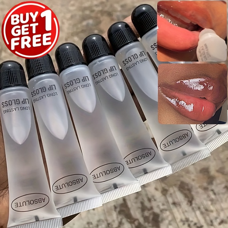 

[buy 1 Get 1 Free] Clear Lip Gloss, Hydrating Lip Oil, Gloss Base Lip Primer, Lightens Lip Lines For A Glossy Look, Lip Gel Lip Care Cosmetics, 18ml