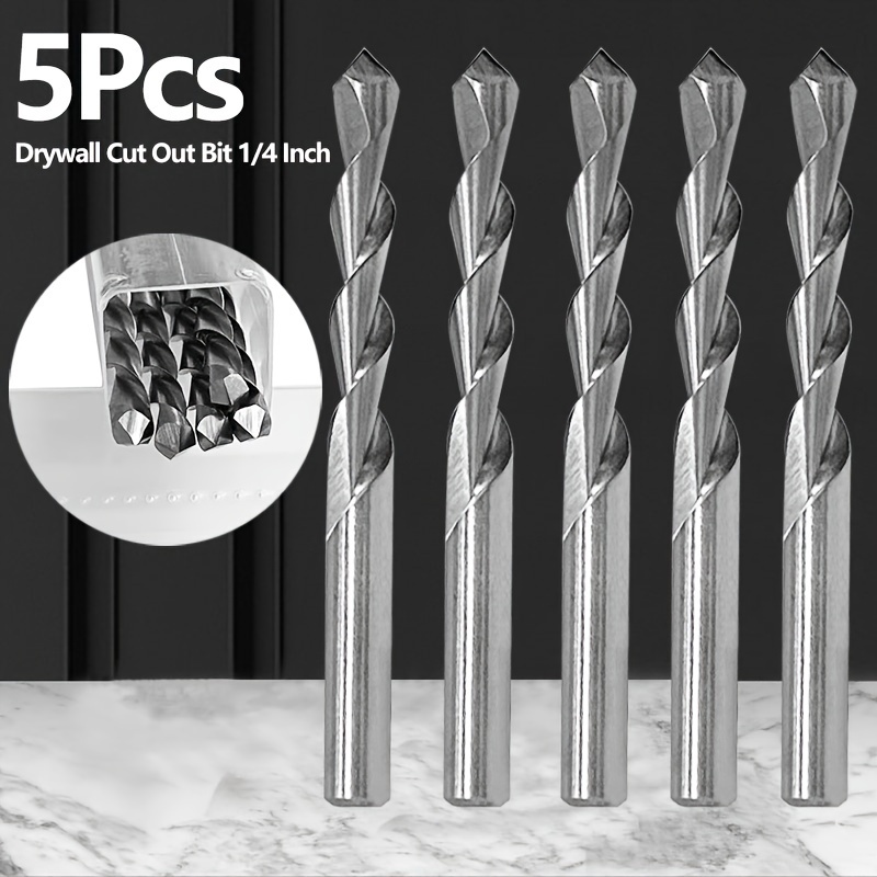 

1/4 In Cut Out Bit Router Tool Bit M2 Hss Saw Bit Cut For , 5pcs