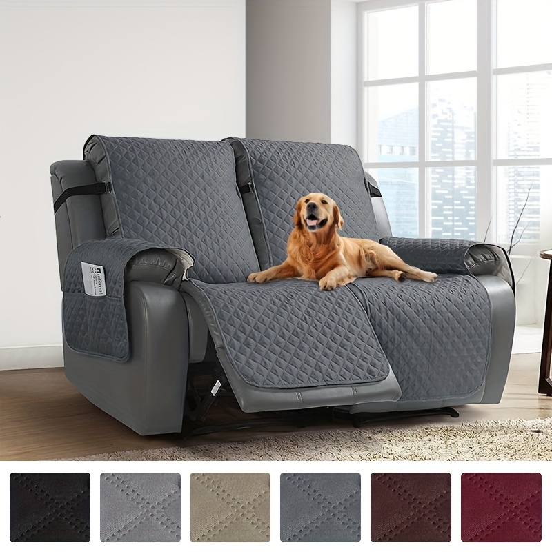 Aolceth Housse De Fauteuil Inclinable Avec Poches, Anti-taches