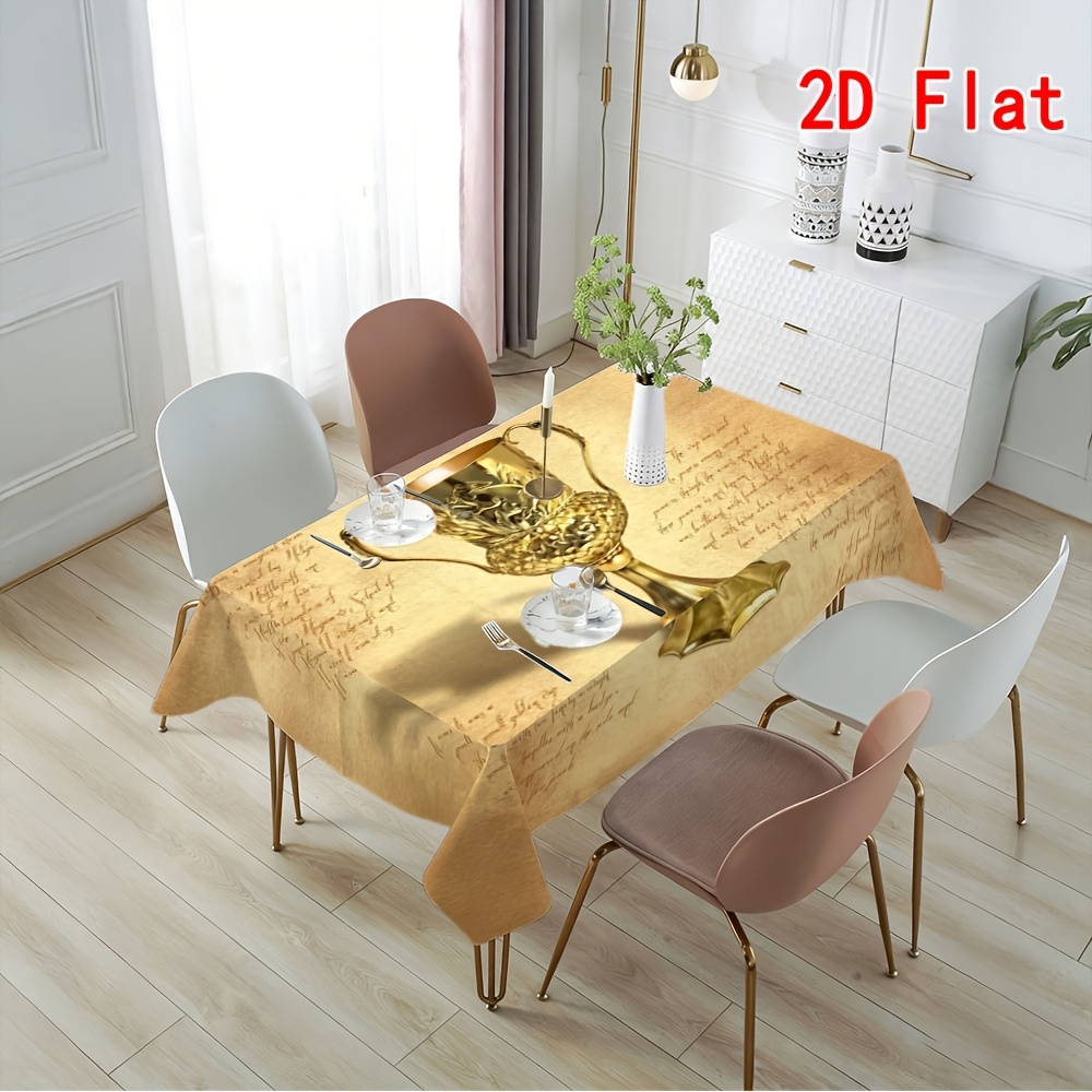 2d flat     1pc tablecloth   themed exquisite pattern tabletop decoration tablecloth square tablecloth reusable kitchen accessory suitable for   hotel holiday decorations mothers day birthday gift