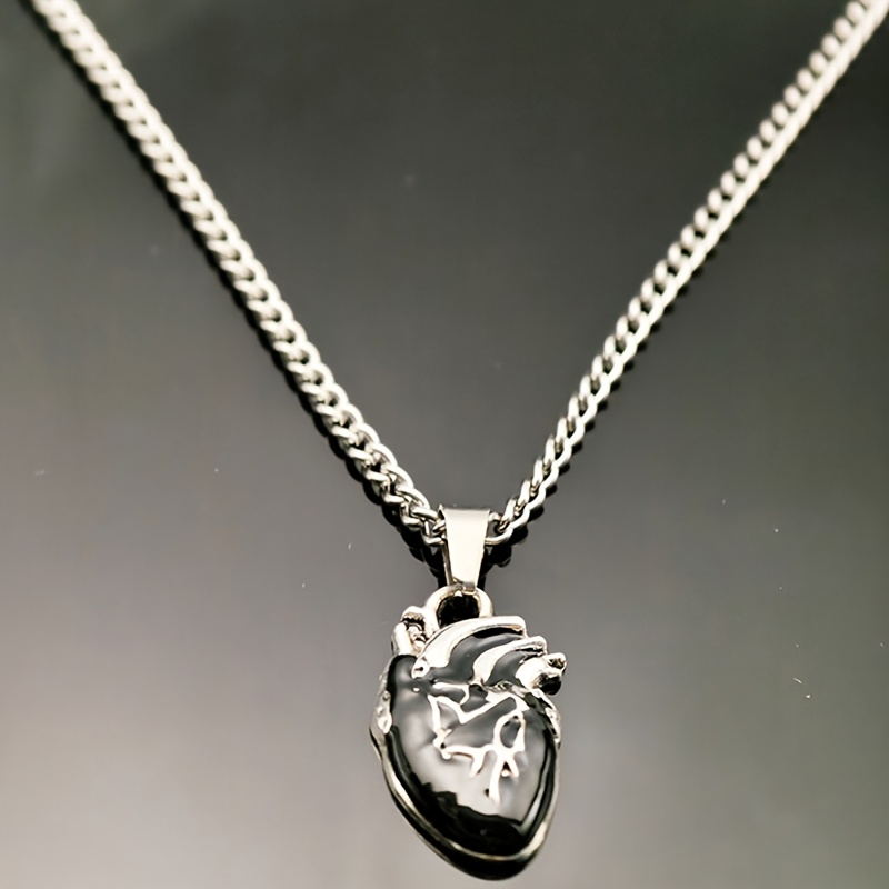 Stylish Metallic Heart Pendants for Couples