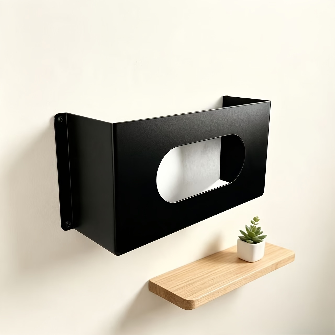 TEMU Glove And Tissue Dispenser Holder - Capacity For Gloves, Tissues, Towels, Wet Wipes, Tissue Box, Mounted On Tool Box Or Garage, Workshop,