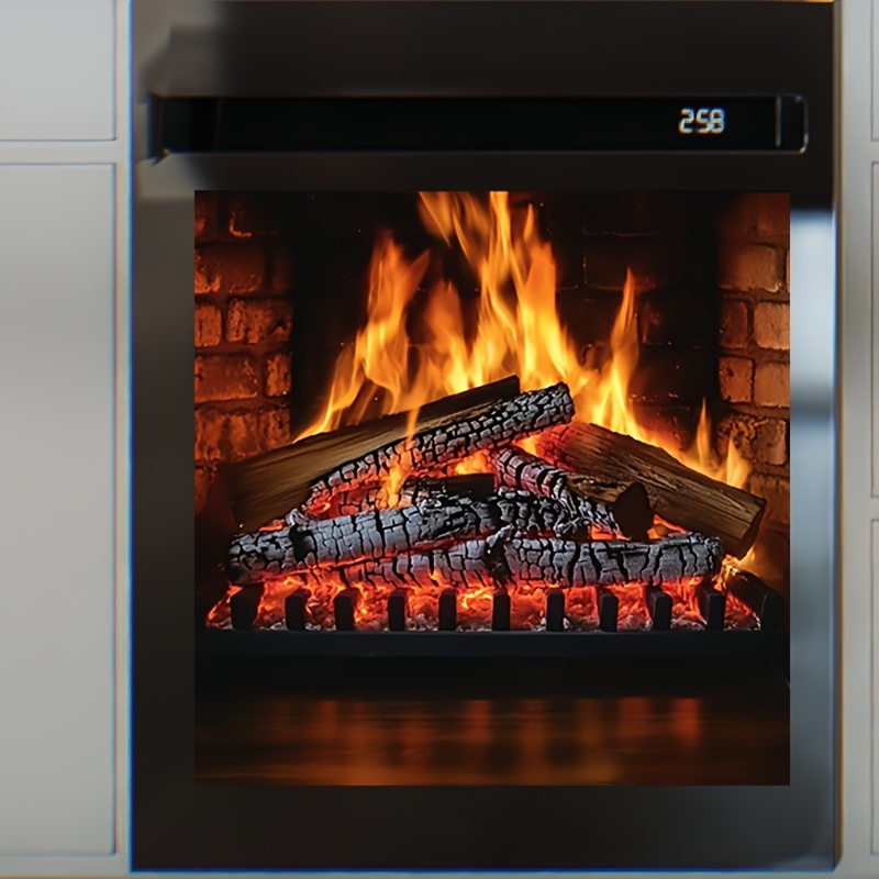Image of 1pc 2d Flat Sticker Oven Sticker, Dishwasher Kitchen Sticker, Bedroom Living Room Study And Applicable