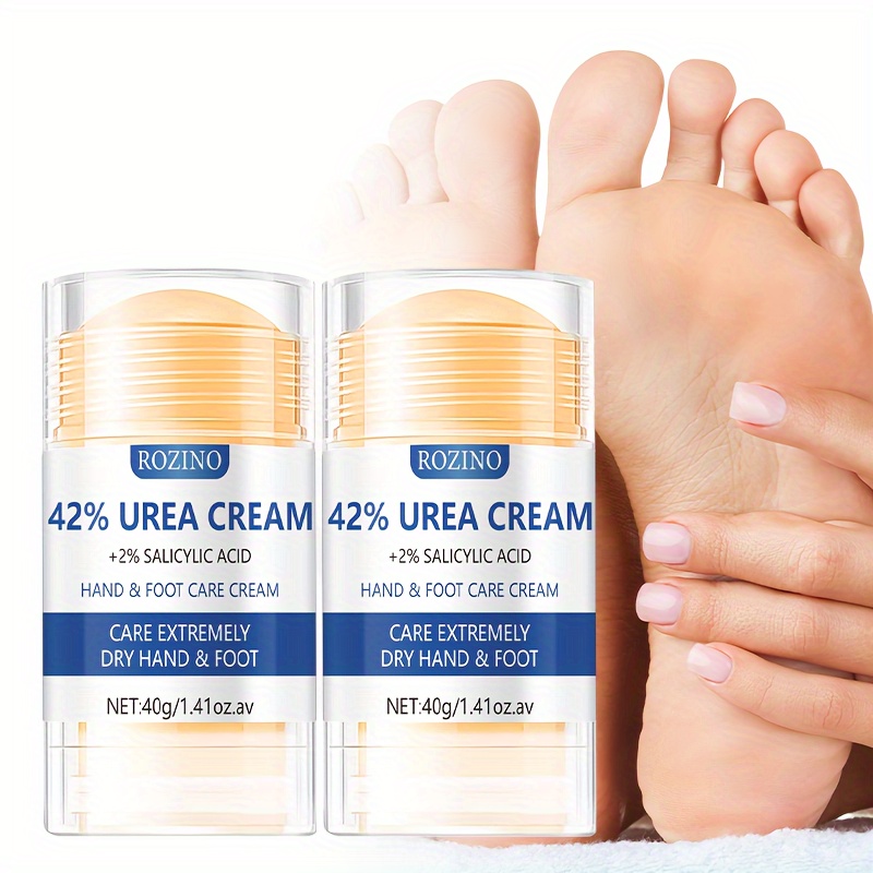 

Rozino 42% Urea Hand & Foot Cream Duo - Lightweight, Non-greasy Formula For Dry Skin Relief | Moisturizing & Nourishing | Paraben-free