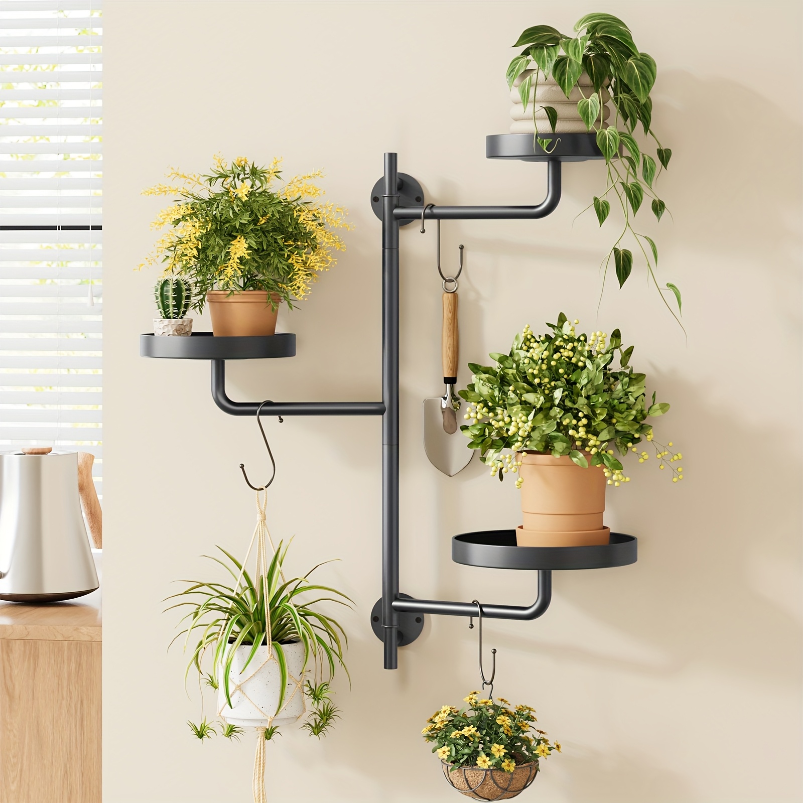 3 Tier Wall Rotatable Planter