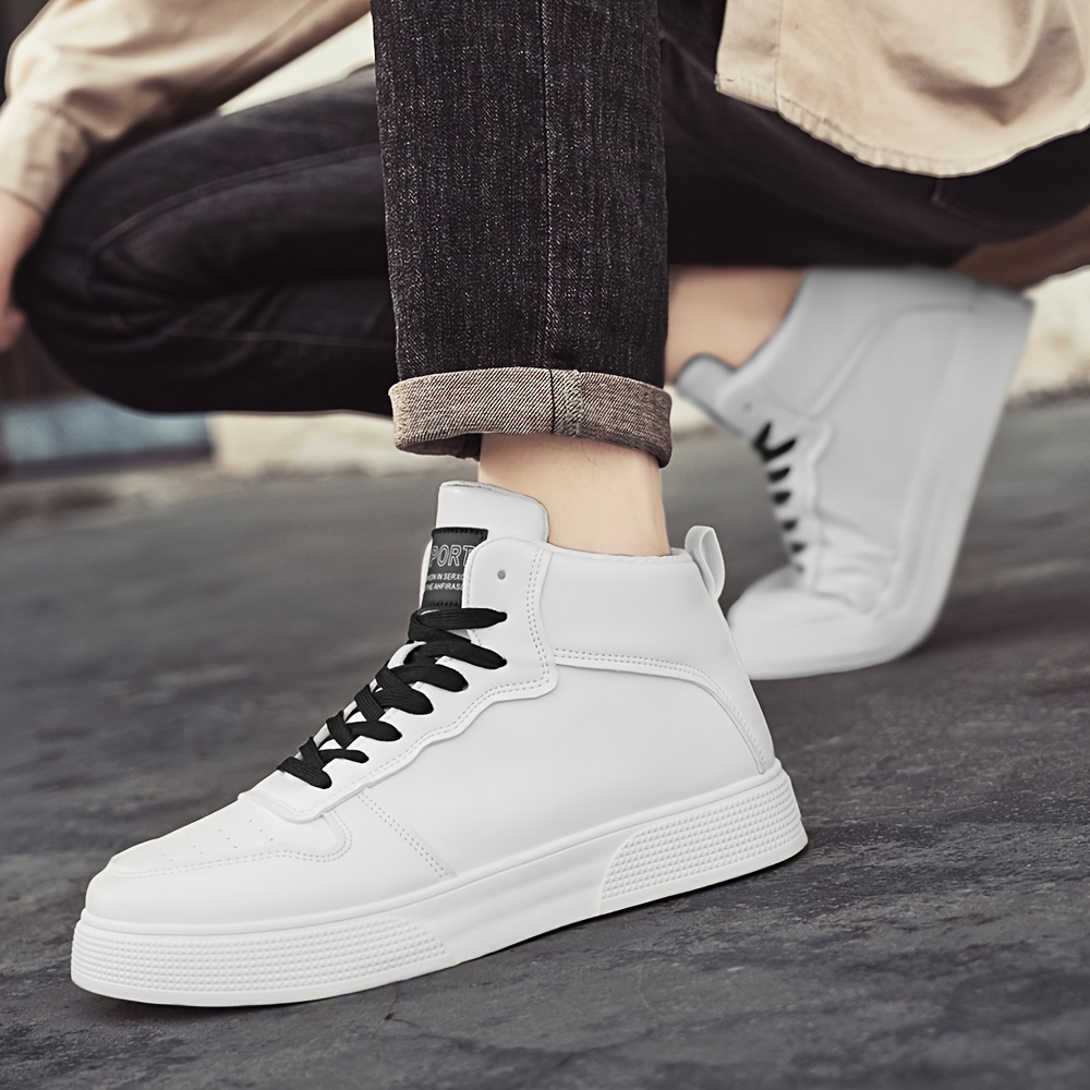 Zapatillas de Skate Casuales para Hombre Ligeras y Transpirables - Parte Superior Duradera de PU Antideslizante y Suela de PVC, Diseño Bajo con Cordones para Caminar al Aire Libre, Estilo Urbano Callejero - Zapatos Cómodos para Todas las Estaciones, Zapatillas Casuales | Diseño Elegante del Zapato | Confort Transpirable, Zapatos de Skate