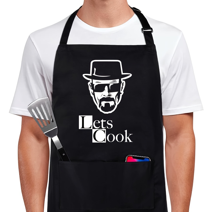 

-themed Adjustable Polyester Apron - Cooking, Grilling & Bbq | Great Gift For Dad On Father's Day, Birthday & Holidays