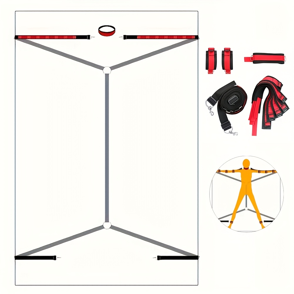 

Red Fitness Set - For Yoga, Pilates & Gym Workouts, Nylon Material