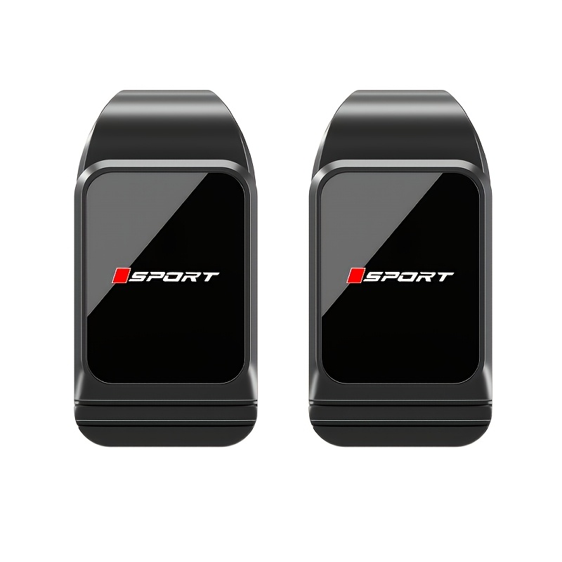 TEMU 2pcs/Set Clip de lunettes de voiture, Installation facile et pratique perçage, Rangement facile, Accessoire idéal pour de la voiture, Design