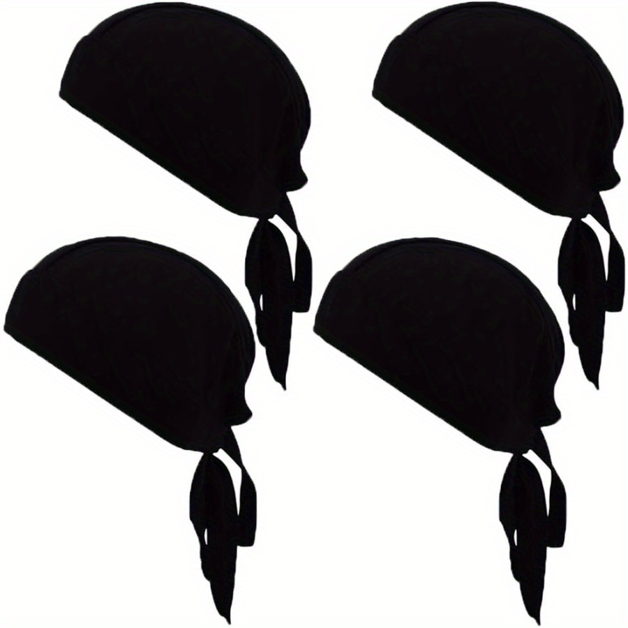 TEMU Sweat Wicking Doo Rag Cooling Dew Rag Helmet Liner Large Motorcycle Do Rags Head Wrap Bandana Caps For Men And Women