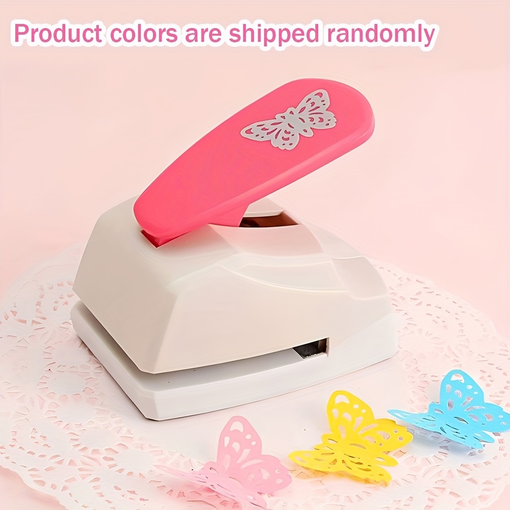 TEMU Poinçon papillon, couleur du corps aléatoirement. Fabriqué en plastique durable avec une de coupe fine. Convient à divers matériaux que le