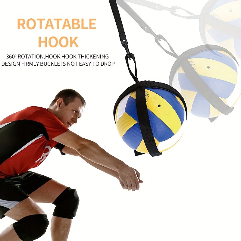 OVANTO Volleyball Trainings Hilfe, Solo Volleyball Trainer Set, um wie ein Profi zu servieren und zu spießen, dehnbar bis 5.5 m, tolles Volleyball Geschenk für Teenager Mädchen