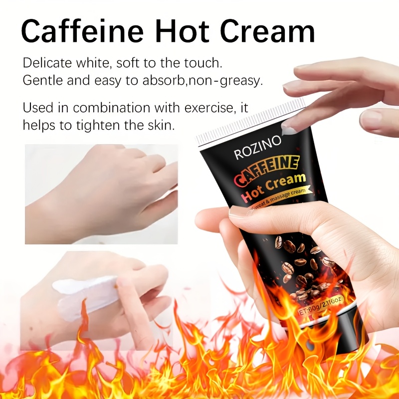 Rapid Warming And Toning, Coffee-Infused Sweat Cream for Women Targeting Belly, And a Cream for Men to Enhance Abdominal Workouts. This Sweat Cream Helps Reduce The Waistline, Providing Noticeable Results in a Week When Applied Evenly for Hydration.
