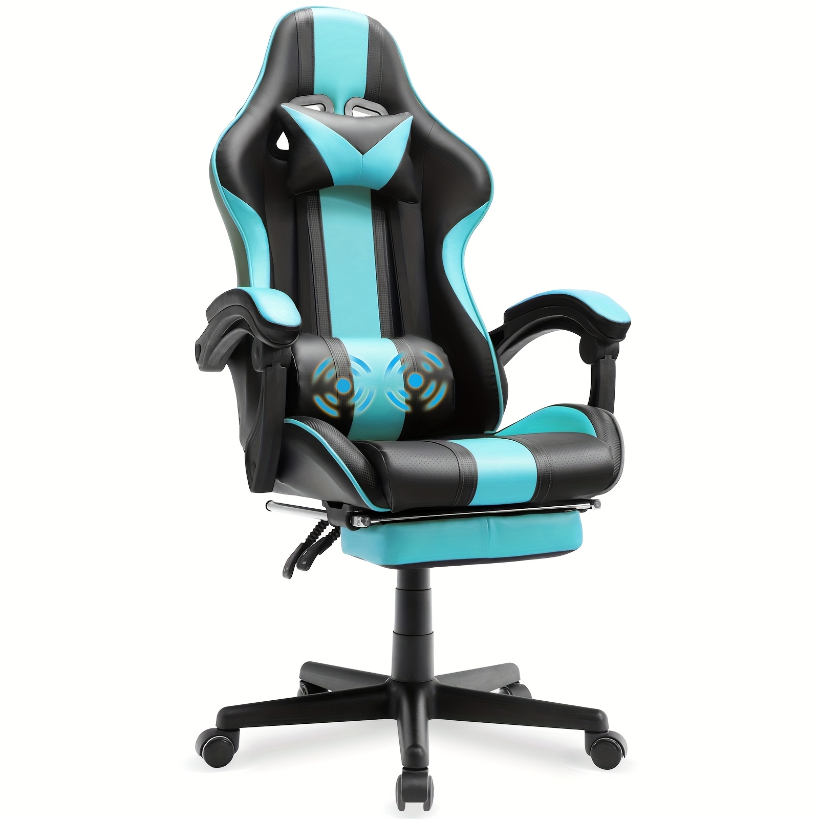 Gaming Chairs, Ergonomic Pc Game Computer Chair With Headrest Lumbar Support Adjustable Recliner Video Computer Chair