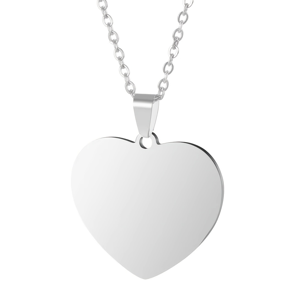 TEMU Collana personalizzata con foto in acciaio inossidabile, ciondolo a cuore da , personalizza la foto della tua famiglia, amante degli animali