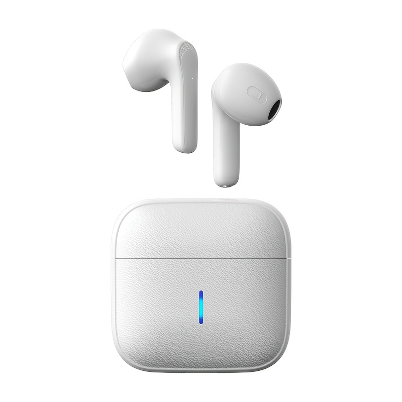 Image of 2026 Wireless Music Half-in-ear Headphones Couple Sports Mini Earbuds Video Tws 9d Hifi Stereo Hd Call Stereo Leather Headphones For For Iphone Music Phones Smart Headphones Earbuds