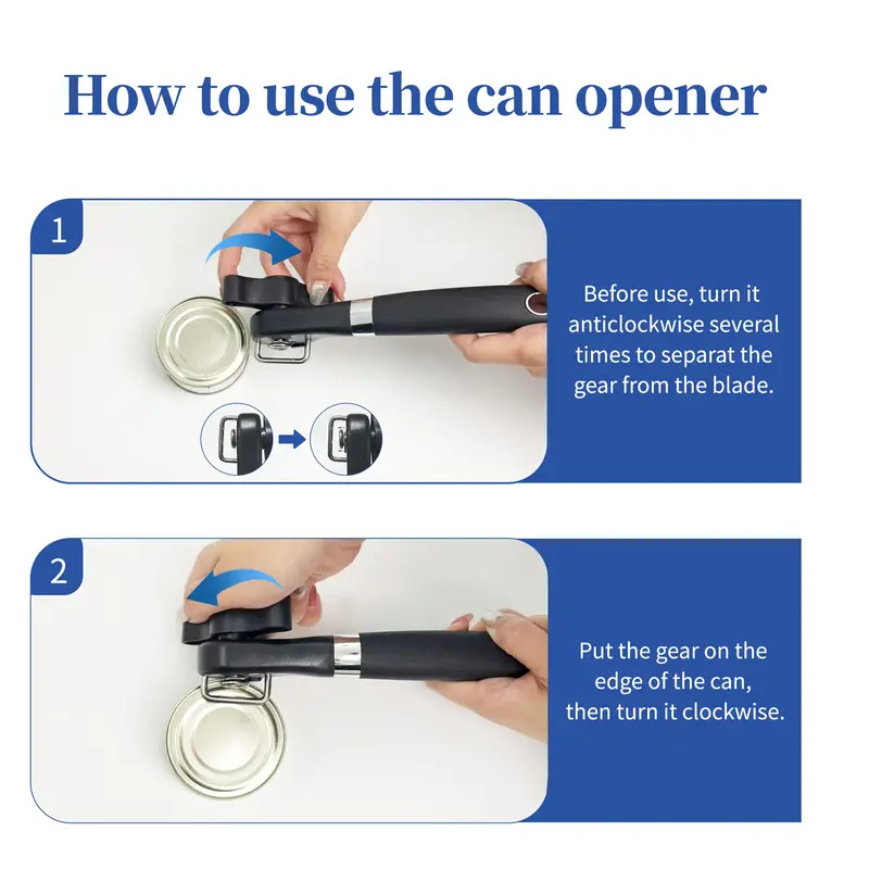 stainless steel can opener effortless opening multifunctional kitchen gadget for use Product details 10