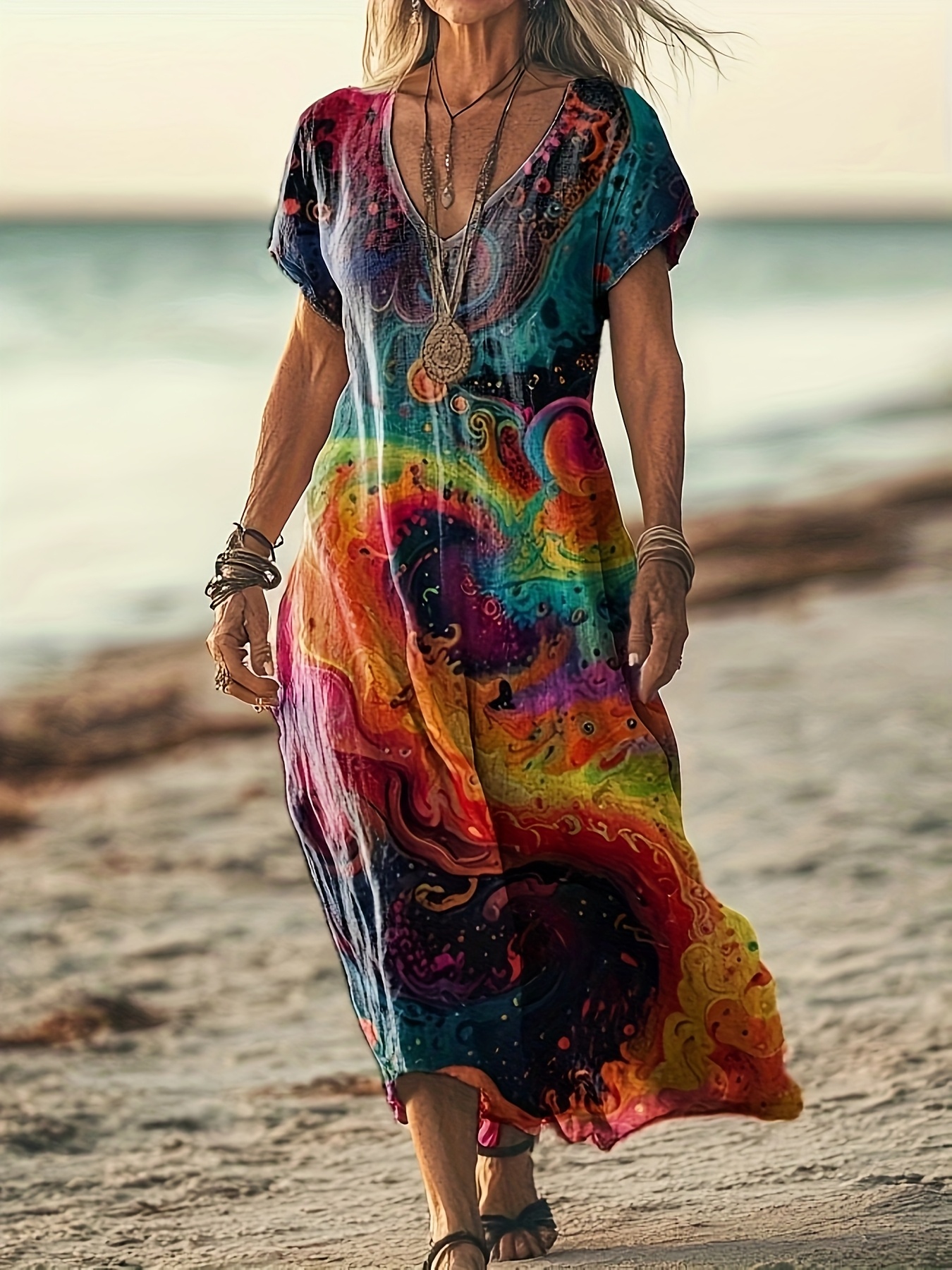 sachin and babi light blue dress Galaxy Style Outfit main image 0