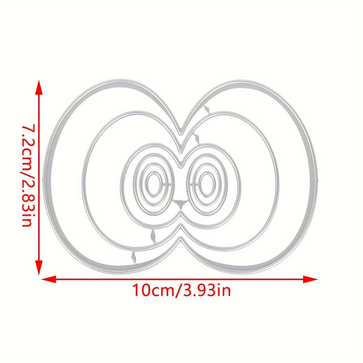 1pc, Cute Decoration, 3 Metal Cutting Mold Handmade Craft, Perfect For Stamp Cardmaking Photo Magazine Album Decorative Thread Stamps For Card Making Decorations And Album Crafts