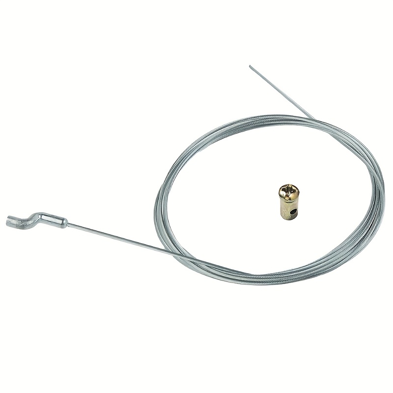 1pc 200cm Lawn Mower Throttle ,z-shaped Hook Throttle Clutch Cable Repair Kit,z-head Throttle Cable For Lawn Mower With Terminal Screws,for Lawn Mower Train Engine Brake Wheel Drive Throttle Cable