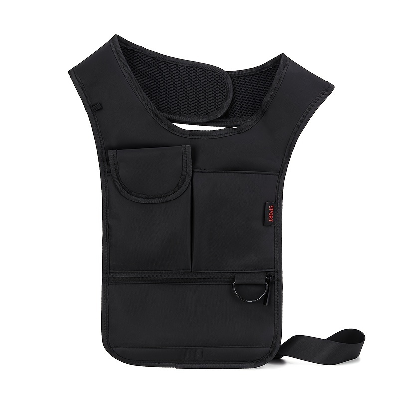 Image of Men's Hidden Underarm Bag, Shoulder Crossbody , Outdoor Casual Bag, Portable Anti-theft Bag, Body-worn Invisible Id Holder