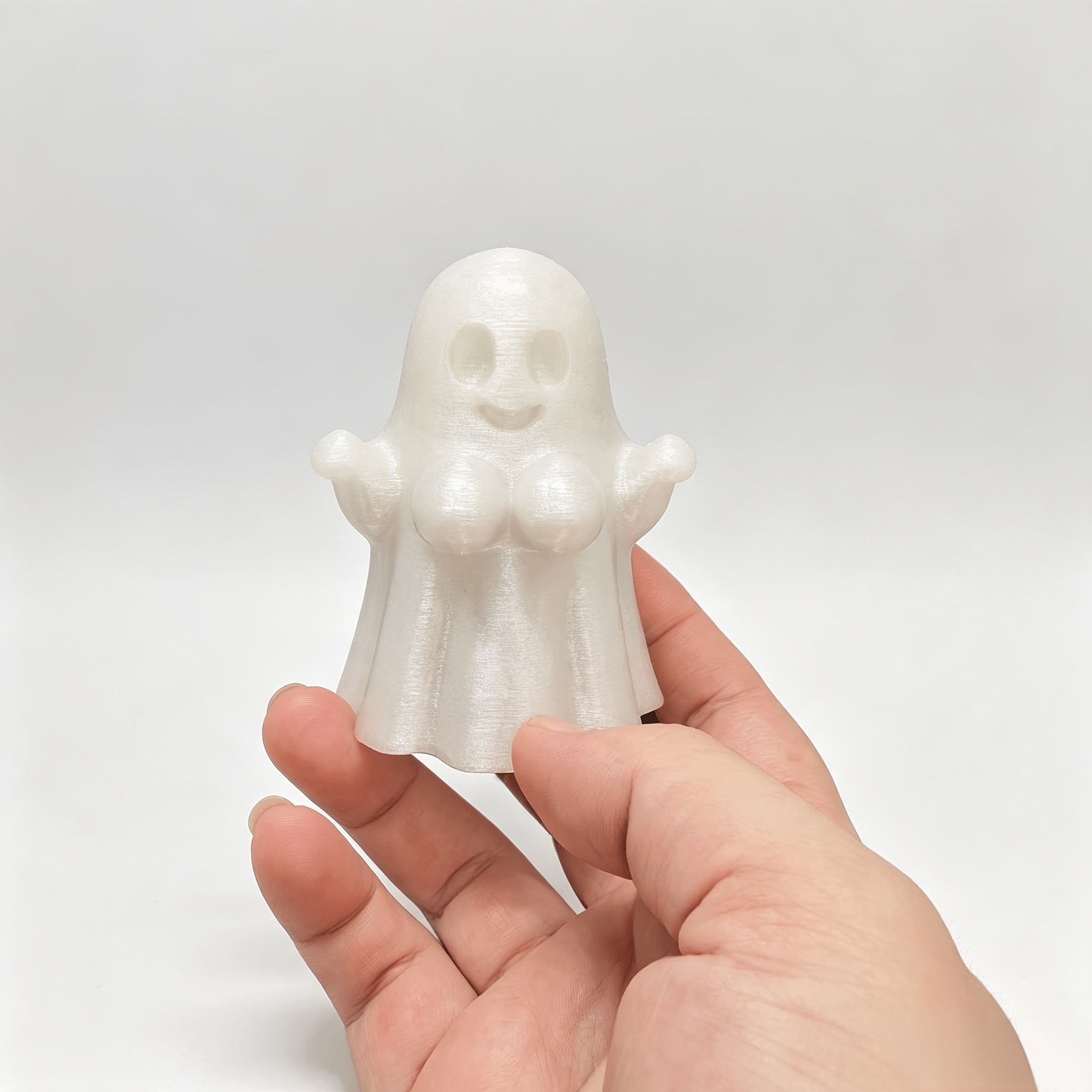 TEMU 1pc Ornement de rond imprimé en 3D pour Halloween, Statues de gothiques, Figurines de lumineuses, Décorations de bureau, Fêtes d'anniversaire