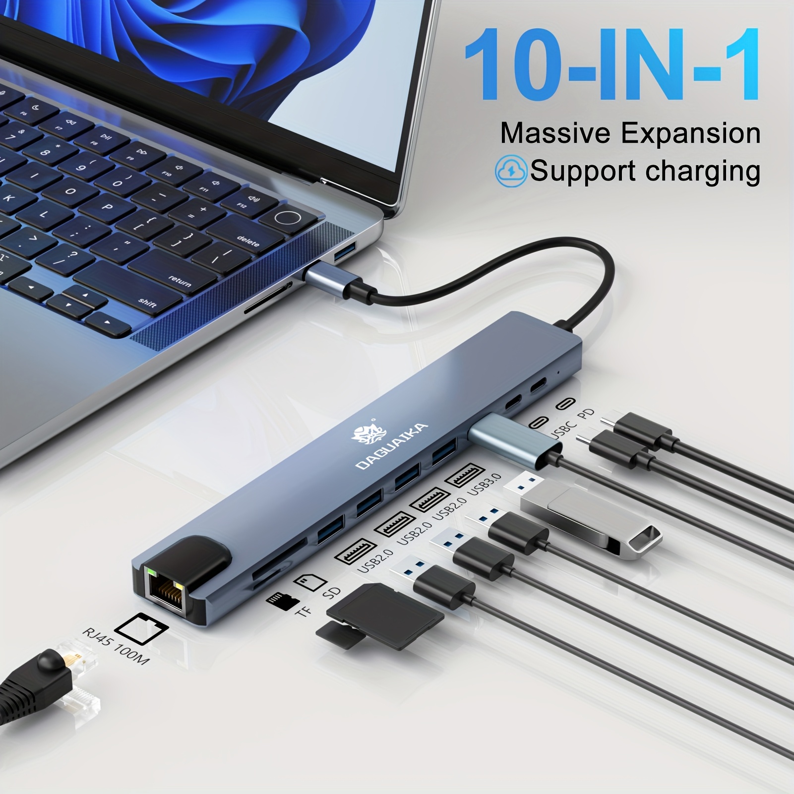 10 in 1 usbc hub adapter Product details 0
