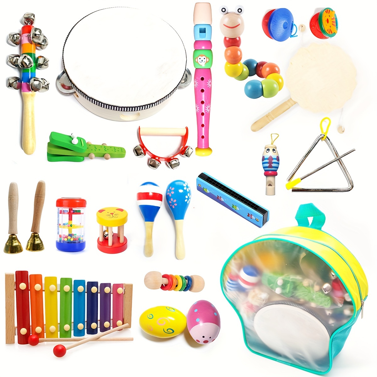 Instrumentos musicales para niños pequeños, juguetes musicales para bebés