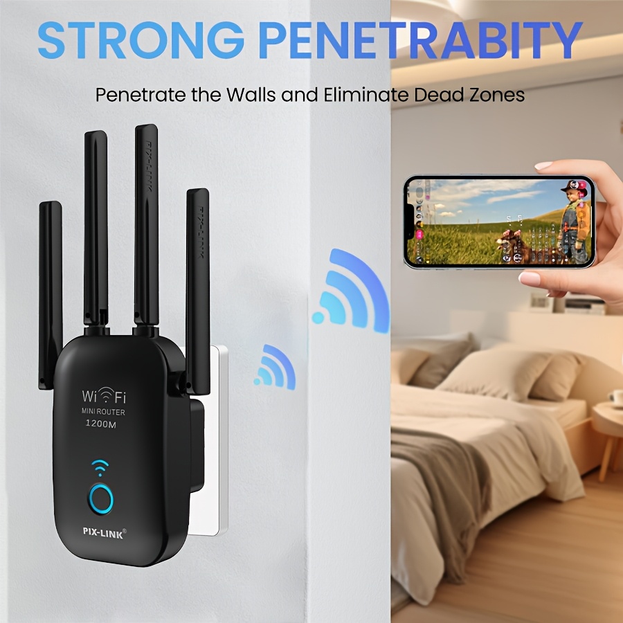 Link Wifi Repeater Setup Pix Link 1200m Dual Band Router Pixlink