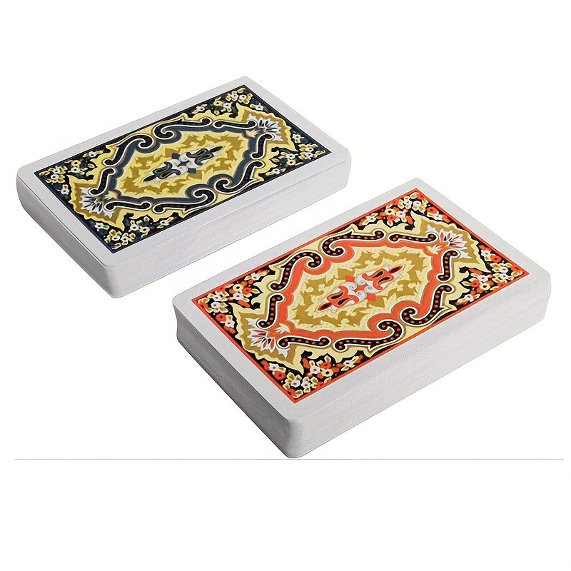 E-shop 2 Decks Spielkarten, verschleißfeste Spielkarten aus Kunststoff