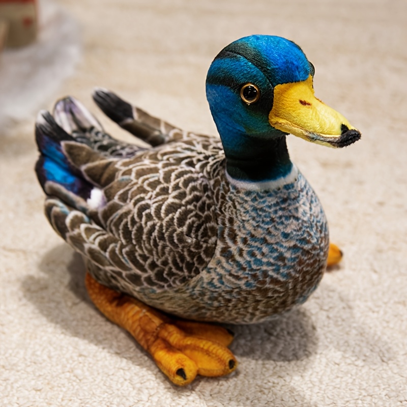 TEMU Realistic Bird Plush Pet Toy - Toy Filled Duck And Parrot, Plush Toy For And Entertainment For Pets