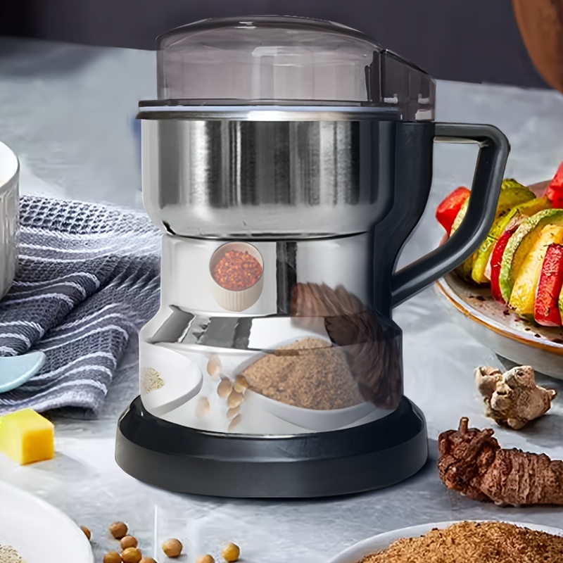 SHARDOR Adjustable Coffee Grinder Electric, Grain mills, Herb, Nut,  Spice,Coffee Bean Espresso Grinder with 2 Removable Stainless Steel Bowl,  Silver