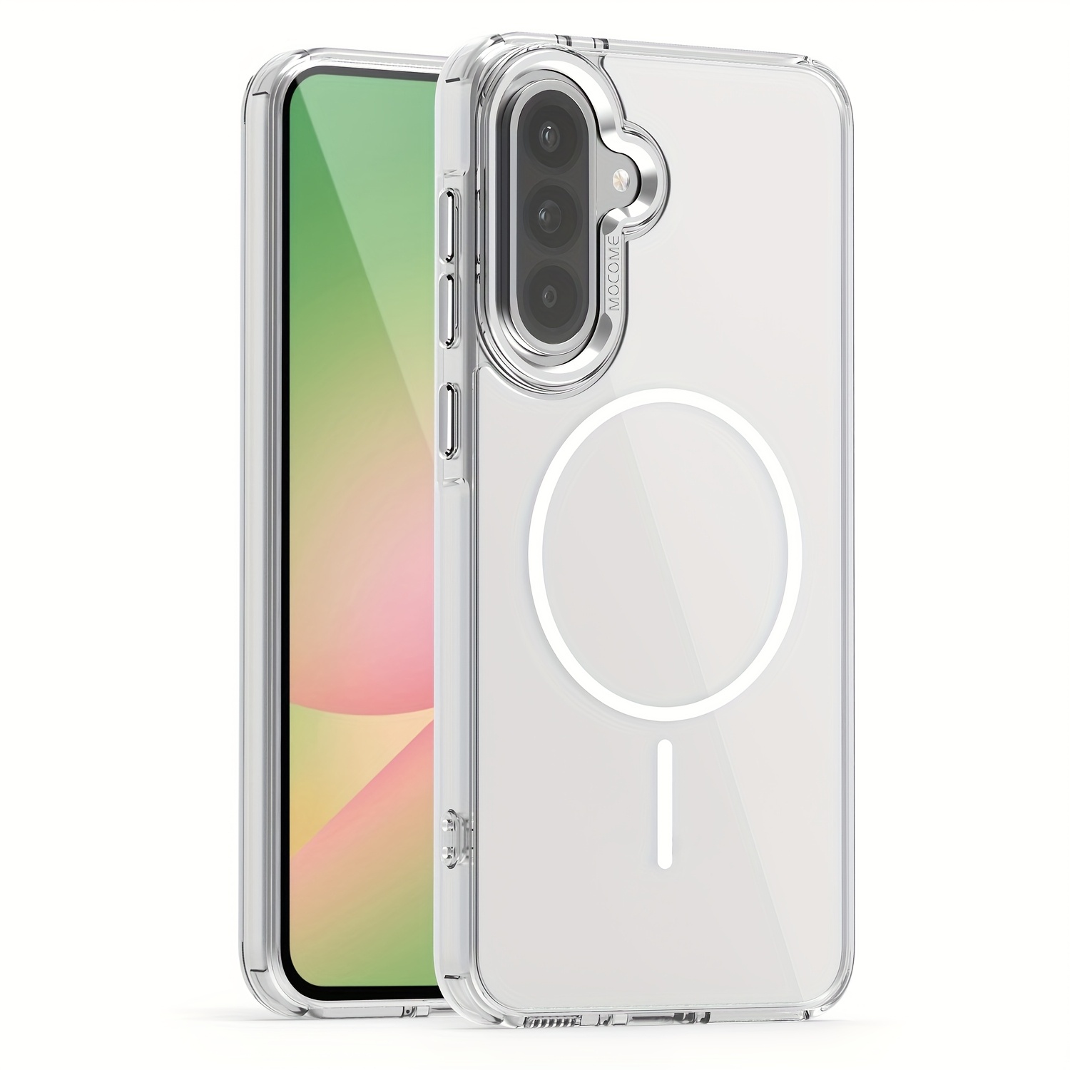E-shop Handyhülle - Dual-Farbiges, transparentes Acryl ist geeignet für Samsung A56 Handyhülle, High-Definition Handyhülle, Anti-Fall, Vollständige