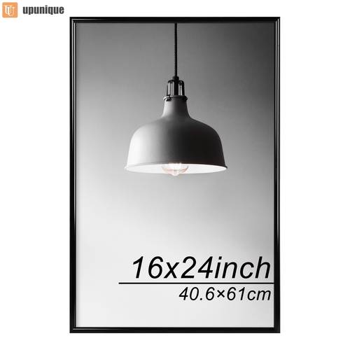 1pc photo frame 16 24inch picture frame for wall and tabletop display for desktop art birthday party decor for living room office bedroom decor ideal for christmas halloween fall thanksgiving day gifts black pictures are for display only