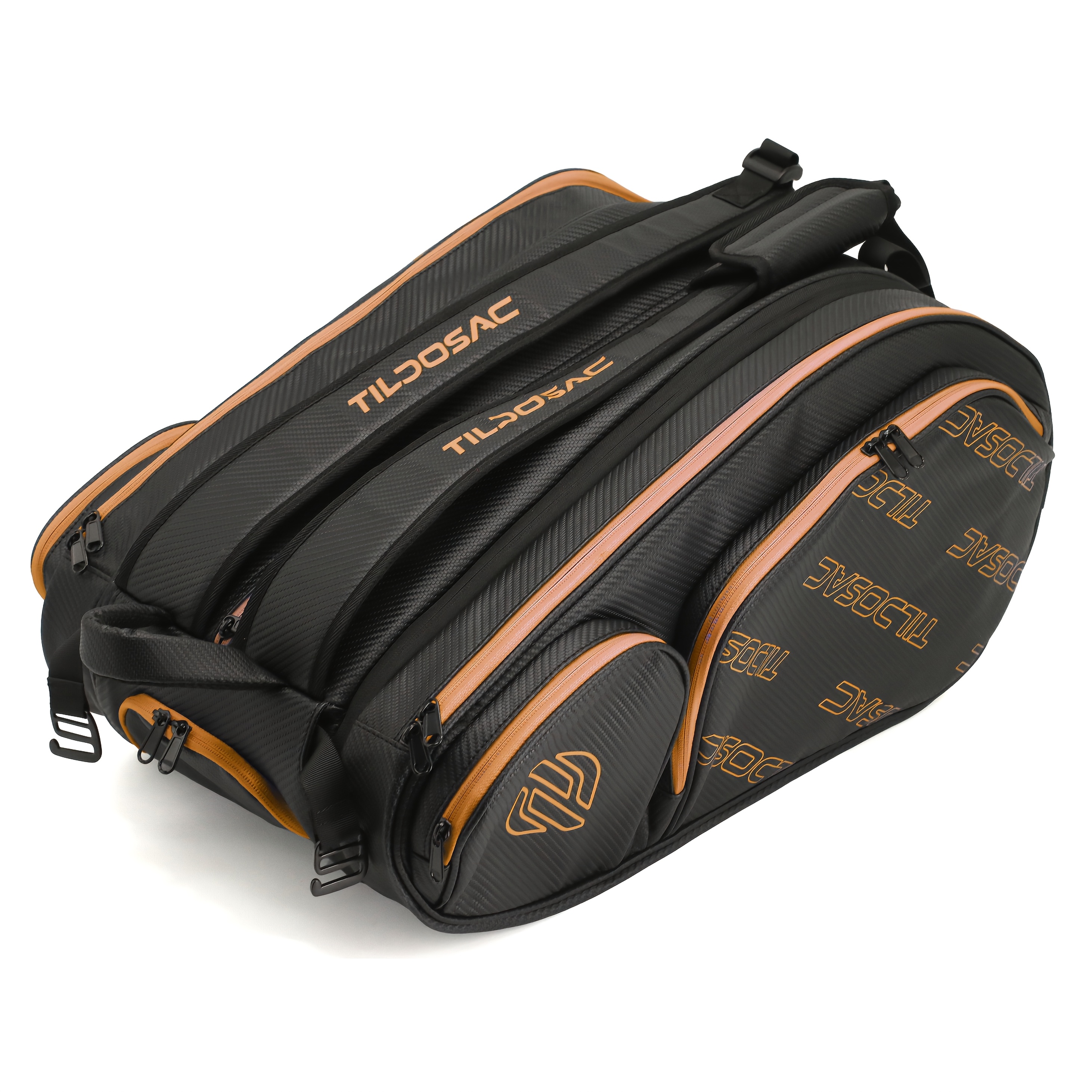 tennis bag racket bag for   large sport pickleball bag for men women with shoe compartment laptop sleeve fence hook ball sleeve