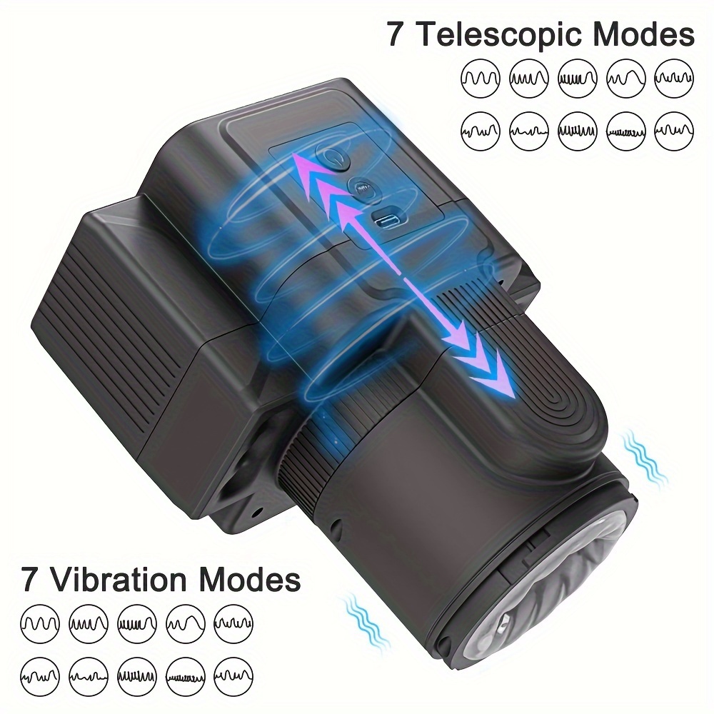 automatic male toys for men thrusting pump s cup with 7 thrusting 7 vibrating modes adult toys electric pocket male stroker blowjob toy machine 6