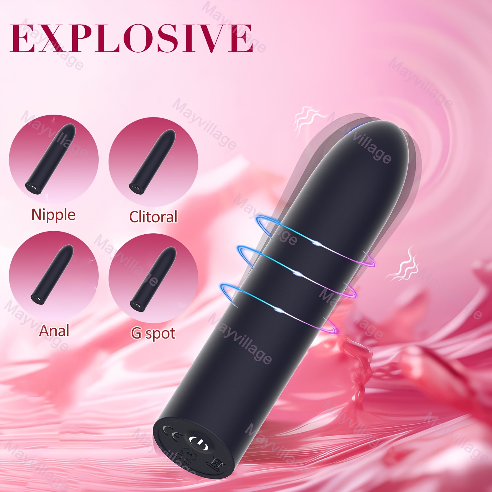 small female vibrator Mini Bullet Vibrator for Women 10 Speed Silicone Small Vibrating Massager  Adult Female Sex Toy from Dhgate Eggs/Bullets