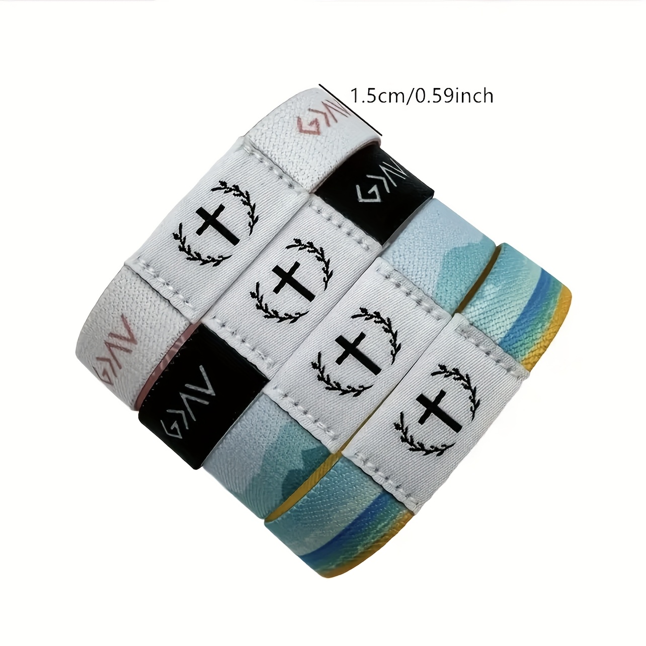Women's Nylon Bible Wristband with NFC Scripture