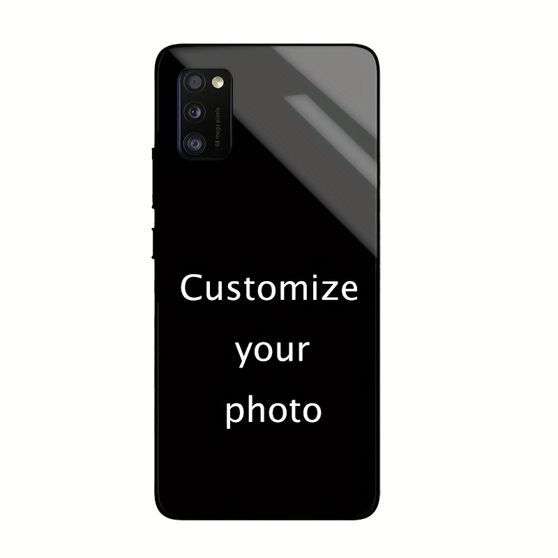 TEMU Phone Case - Customized Phone Case For Galaxy A90/5g/a70/a60/a50/a41/a40/a31, Diy Couple Parent- Selfie Photo Pattern Shell, Plexiglass