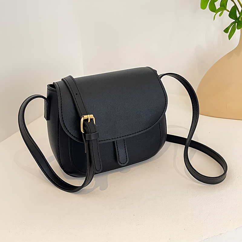 Solid Small Square Bag Backpack Versatile Crossbody Bag Single Shoulder Bag