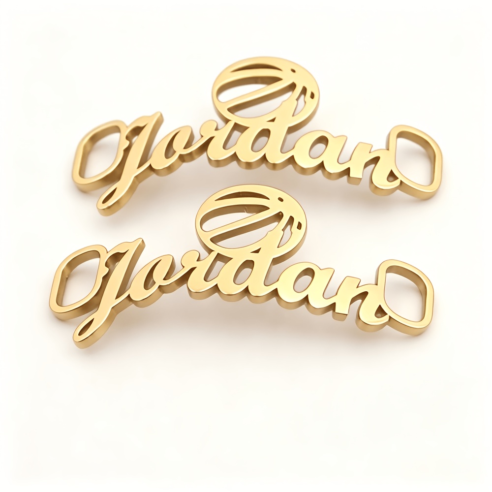 TEMU Personalized Basketball Shoe Charms - Custom Name/initials/look Suitable For , Shoe Buckles For Sneakers,, Gifts For Valentine's Day, Christmas,