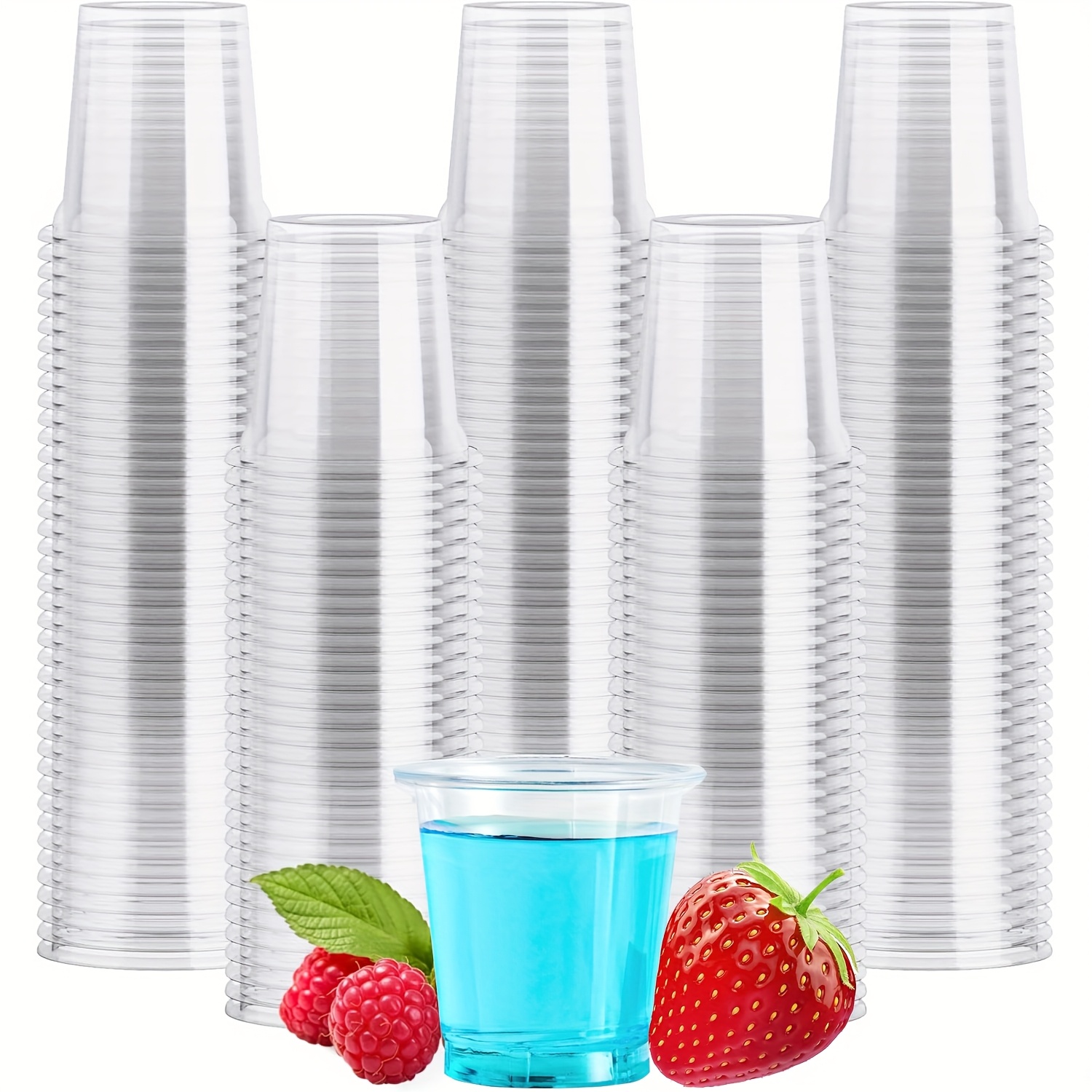 200 vasos de vidrio de 38 ml (1.3 oz), vasos pequeños, vasos para fotos, vasos para enjuague bucal, vasos desechables, vasos de café ideales para  , actividades al aire libre, reuniones, degustaciones de muestras, baby showers,  , despedidas de soltero, fiestas de  , día de la  , festivales de cerveza