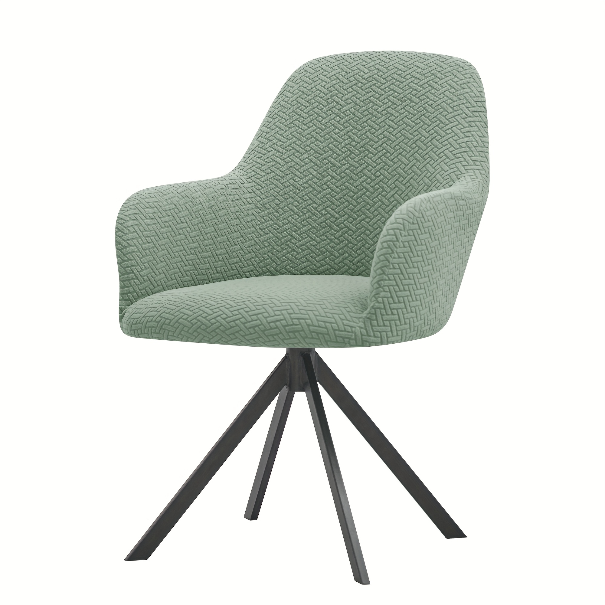 1pc T-type Jacquard High Back Chair Cover