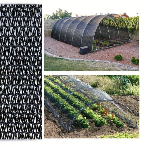 6 ft x 50 ft 50 sunblock shade cloth sunblock shade uv resistant net for garden patio plants black